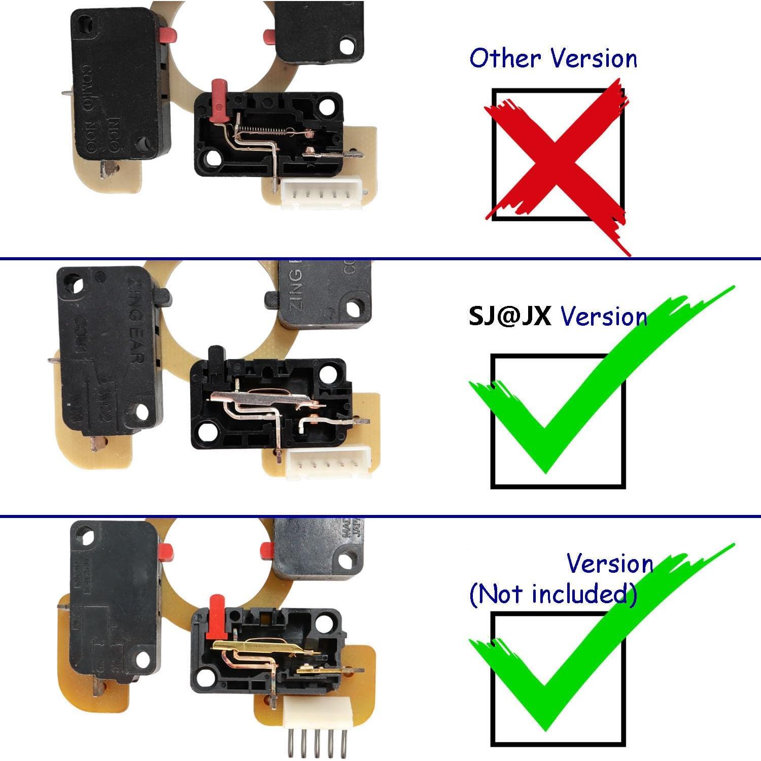 Kit de Botones de Juego Arcade SJ@JX con Joystick LED USB