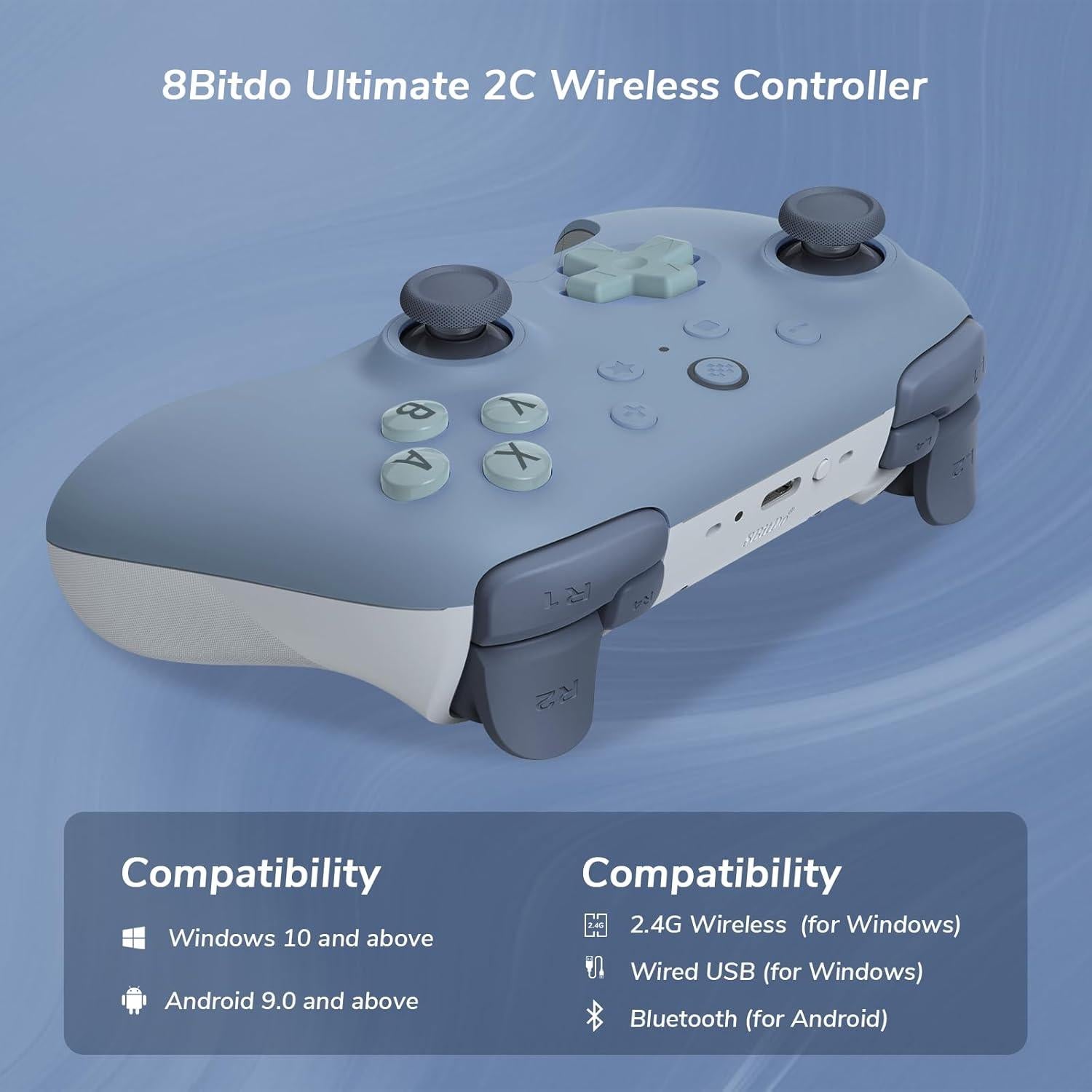 Controlador Inalámbrico 8Bitdo Ultimate 2C para PC y Android