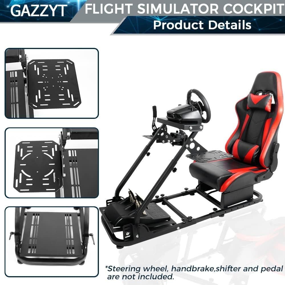 Cabina Simulador de Vuelo y Carreras Gazzyt GR-C35D