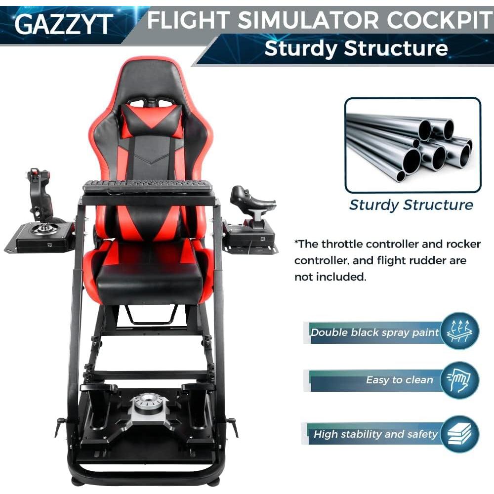 Cabina Simulador de Vuelo y Carreras Gazzyt GR-C35D