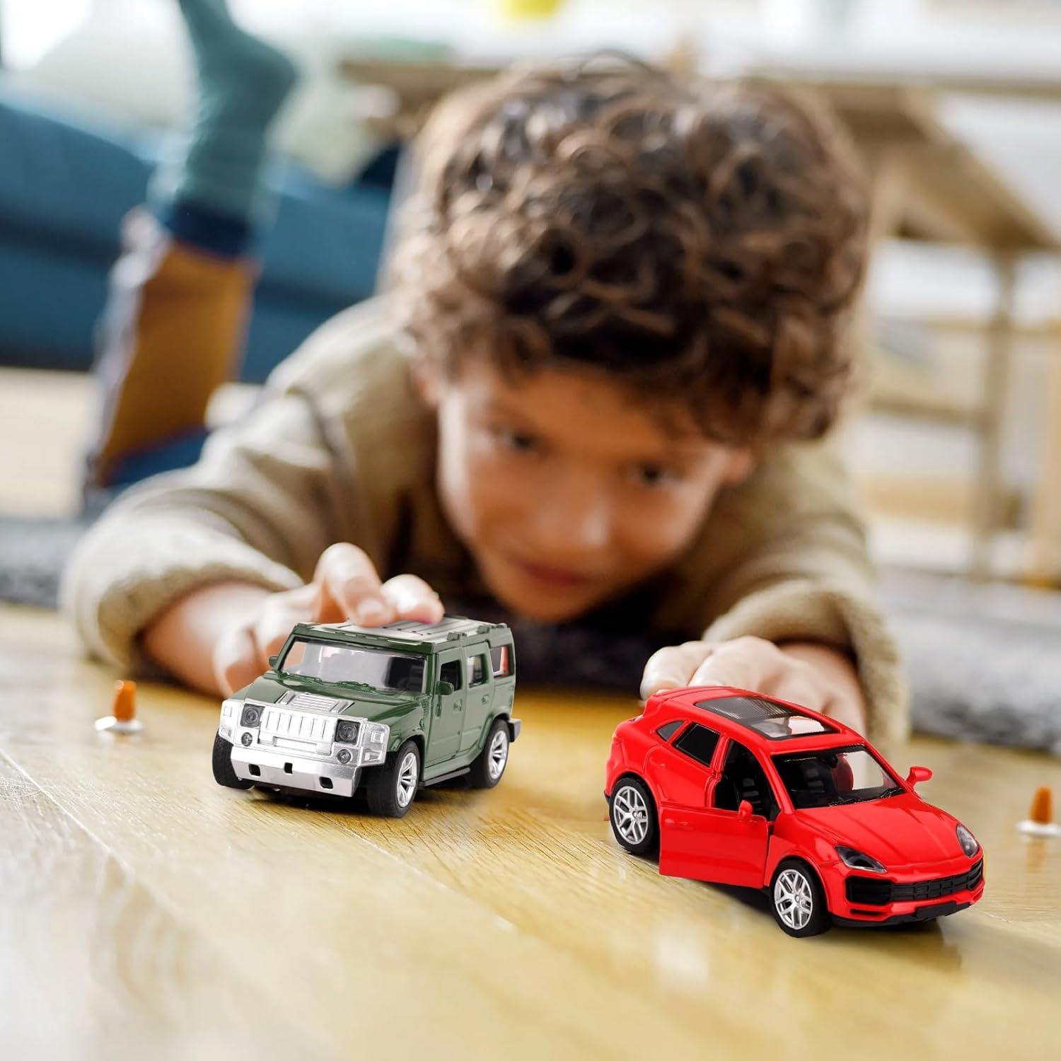 Juego de 5 Coches de Juguete Hooqict de Metal Fundido para Niños