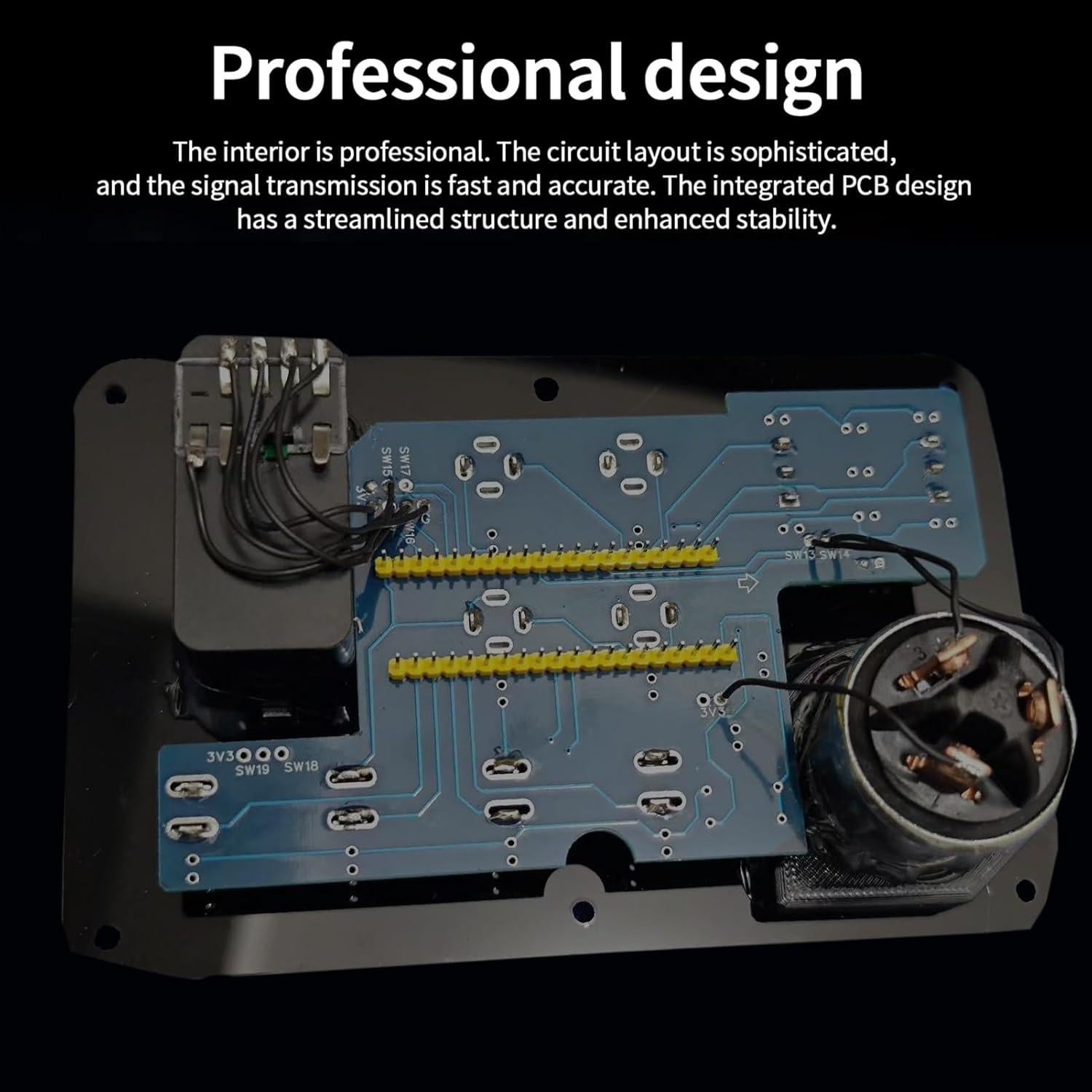 Caja de Botones Simulador Obokidlyamor 16 Botones USB para PC