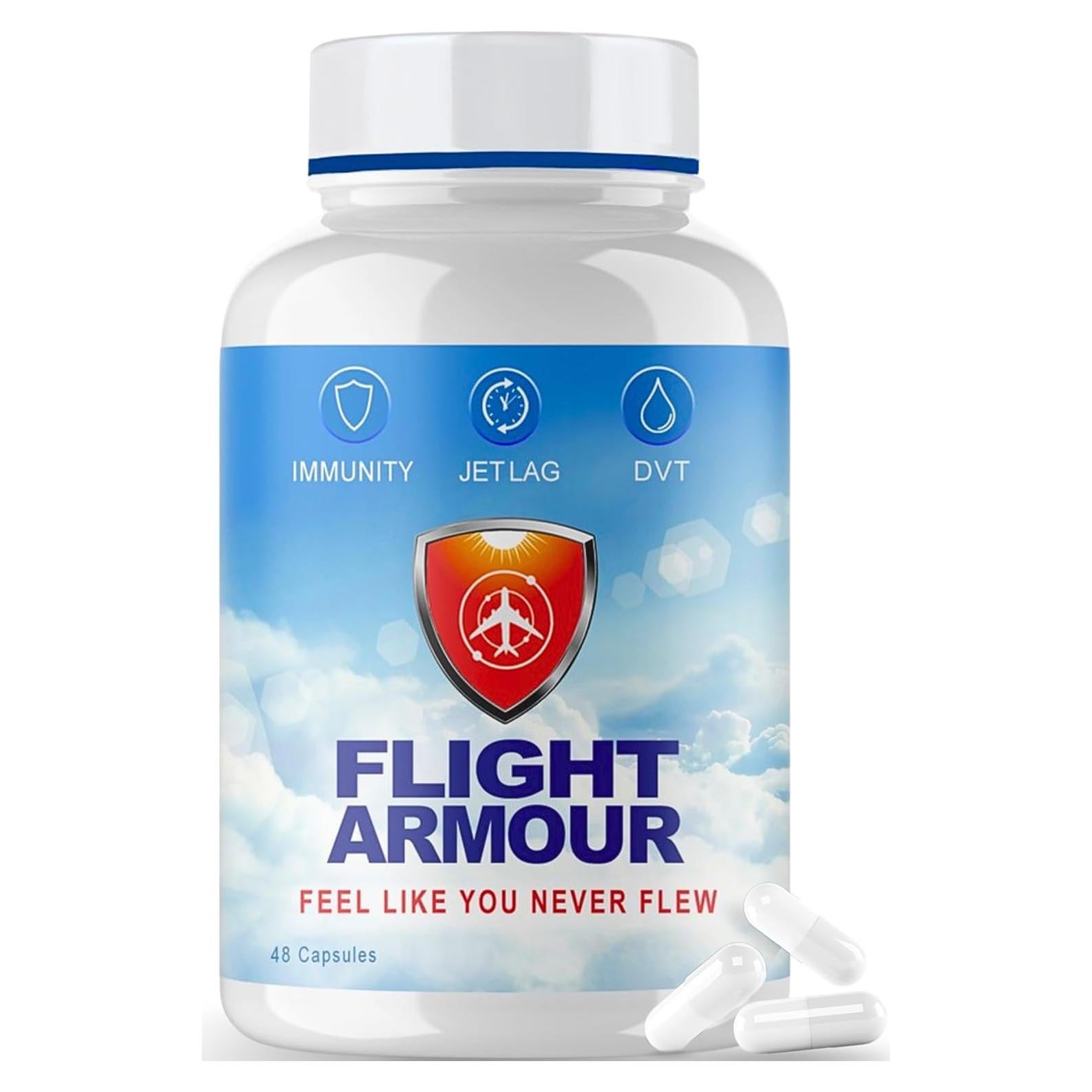 Pastillas para Jet Lag Flight Armour | Energía e Inmunidad