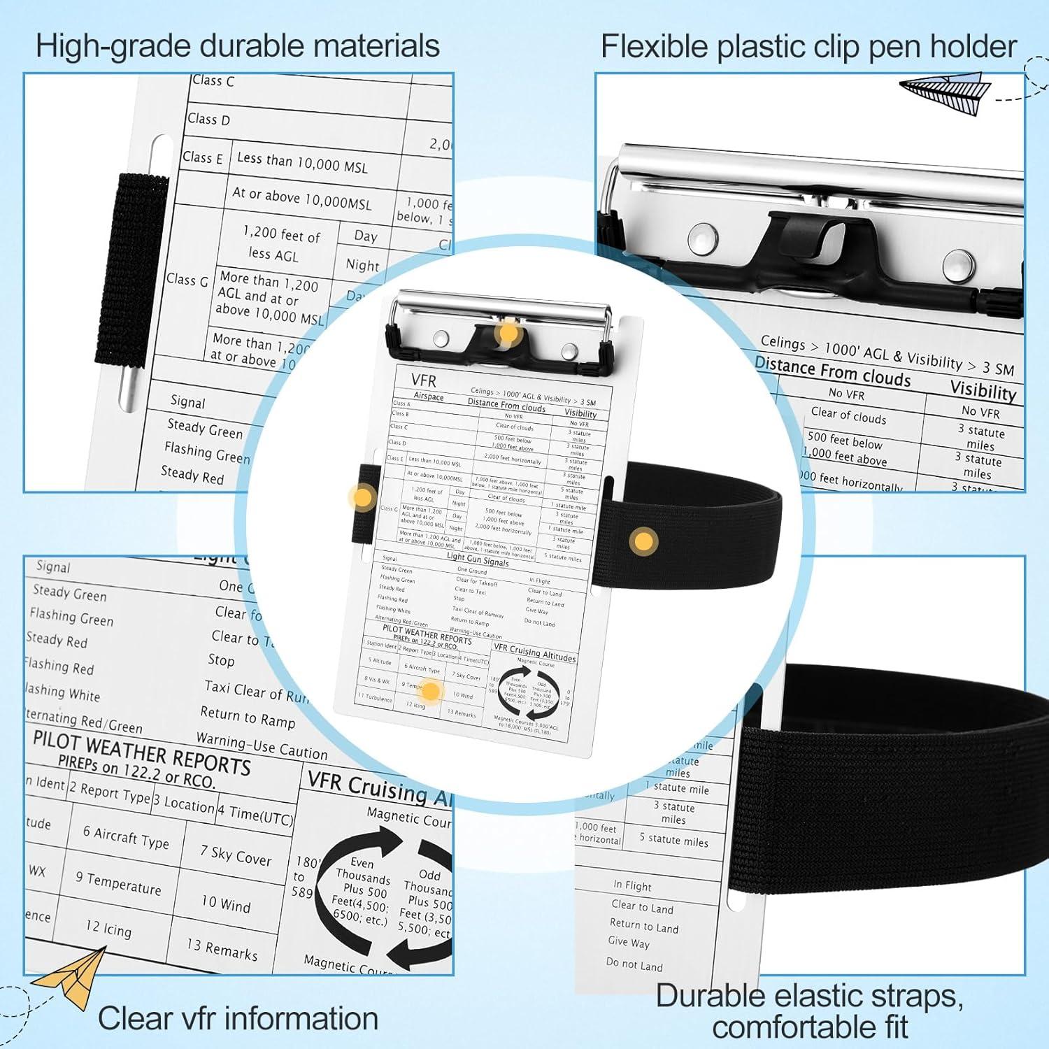 Kit de Herramientas para Pilotos Relaxweex E6B con Tablero de Rodilla