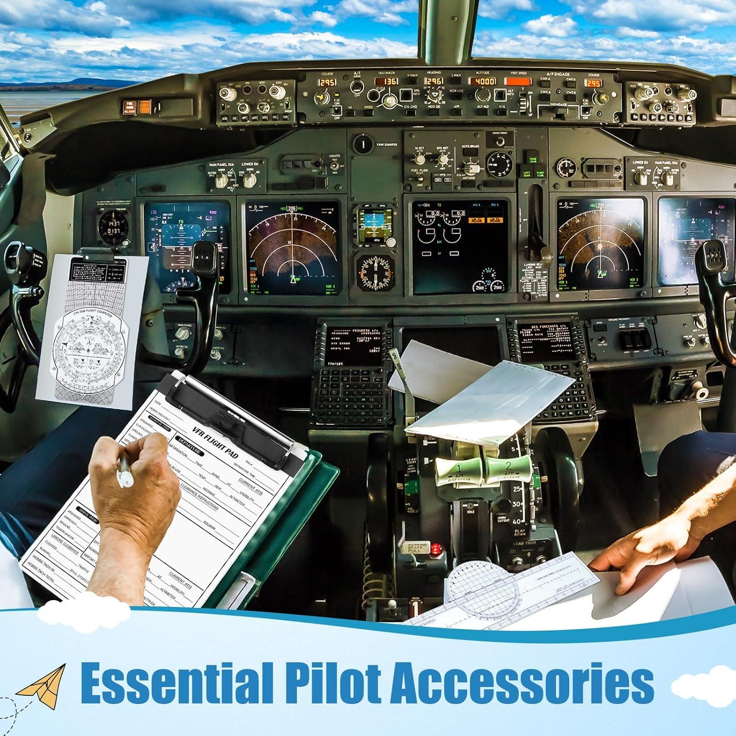 Kit de Herramientas para Pilotos Relaxweex E6B con Tablero de Rodilla