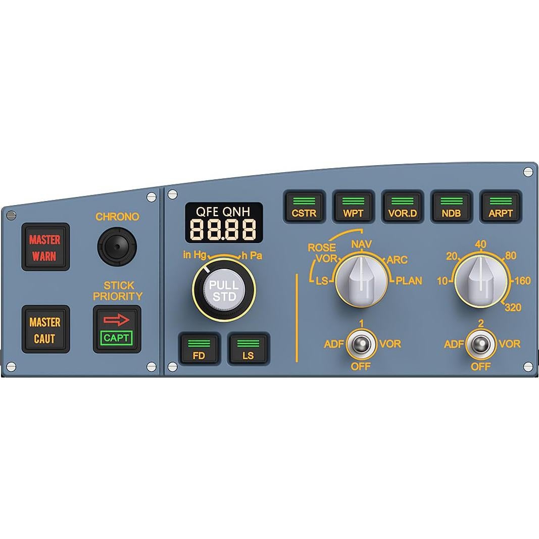 Panel EFIS A320 WingFlex CUBE - Simulador de Vuelo Compacto