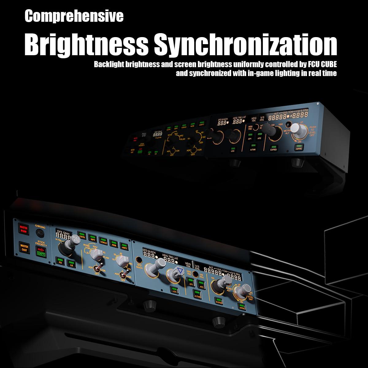 Panel EFIS A320 WingFlex CUBE - Simulador de Vuelo Compacto