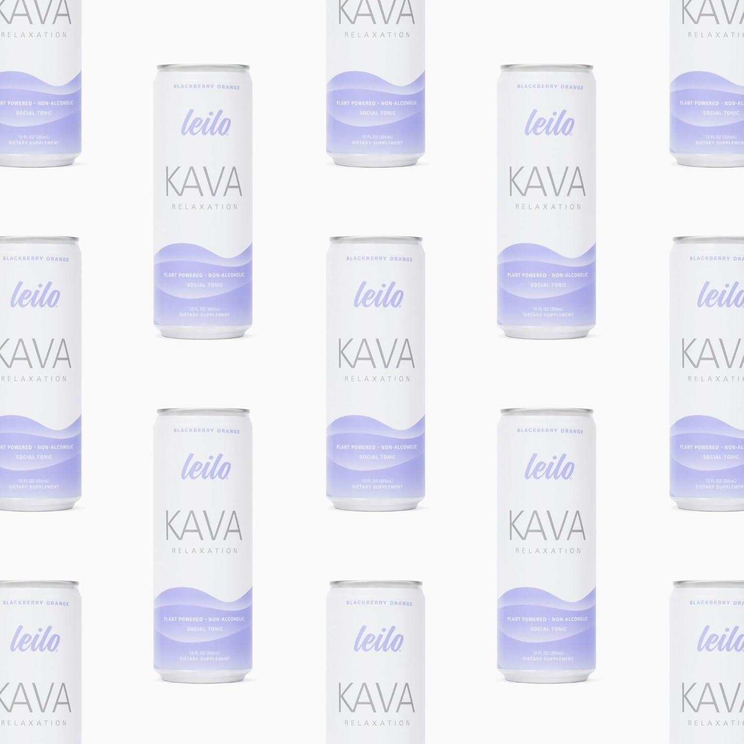 Bebida Espumosa de Relajación Leilo Naranja de Mora 12-Pack