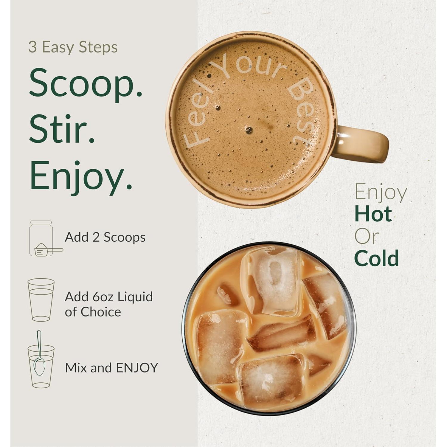 Alternativa de Café de Hongos BiOptimizers Chai 15 Porciones