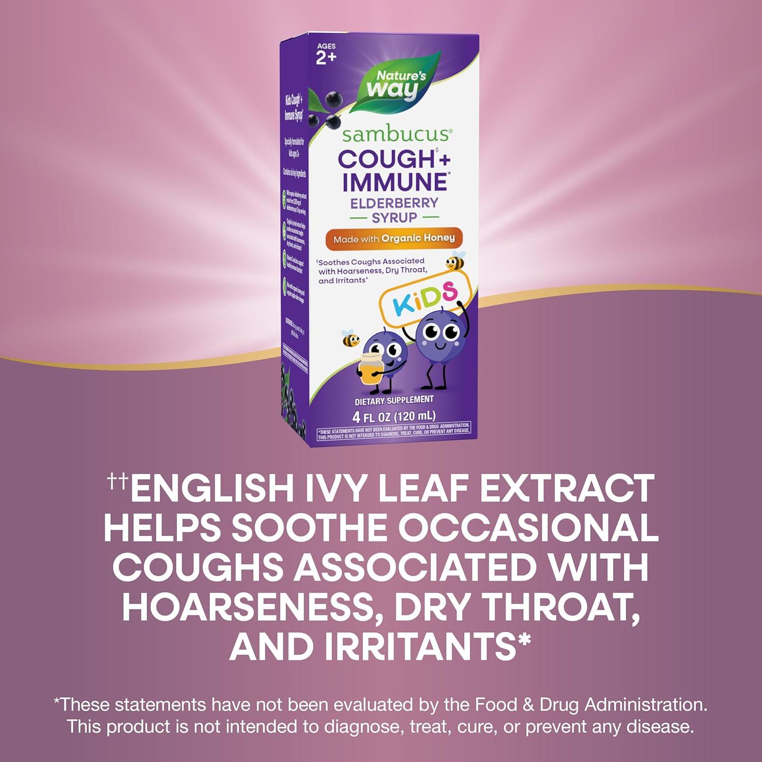 Jarabe para la tos HoneyBerry Nature's Way 118 ml Niños