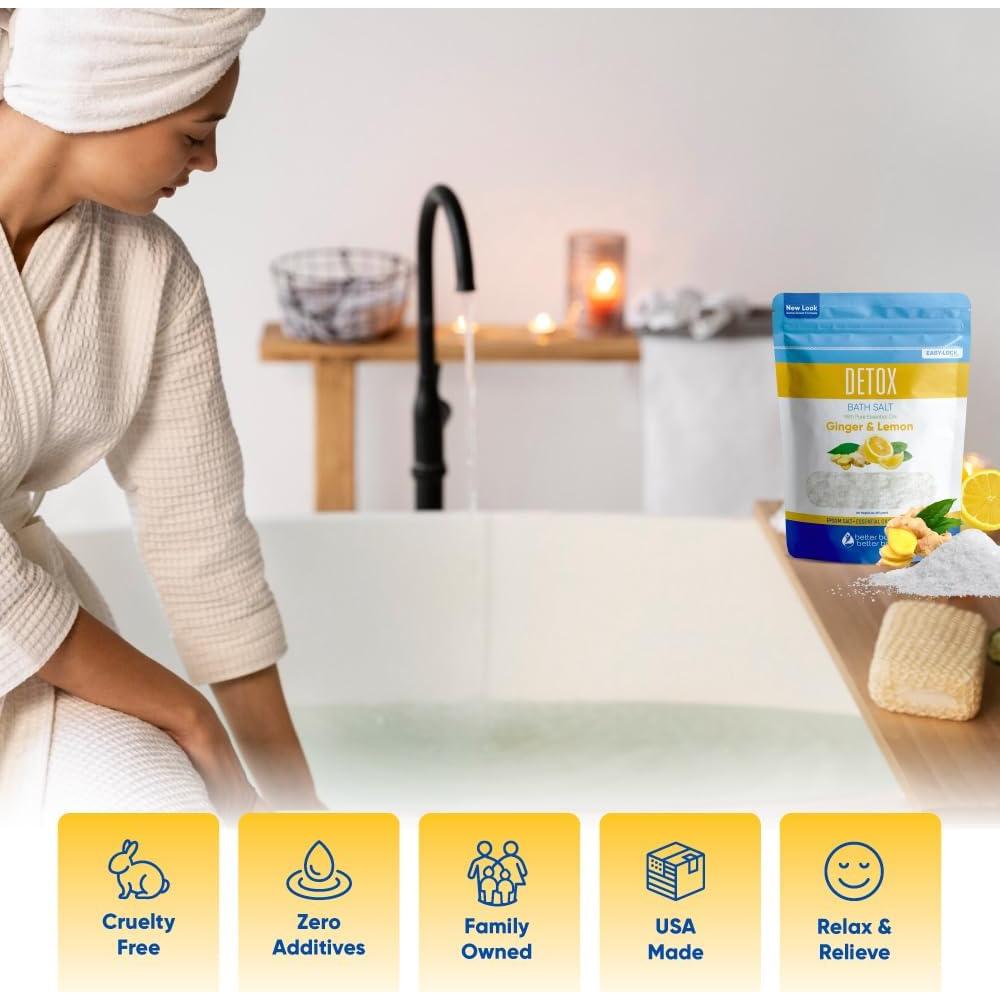 Sal de Baño Detox 907g Better Bath con Aceites Esenciales