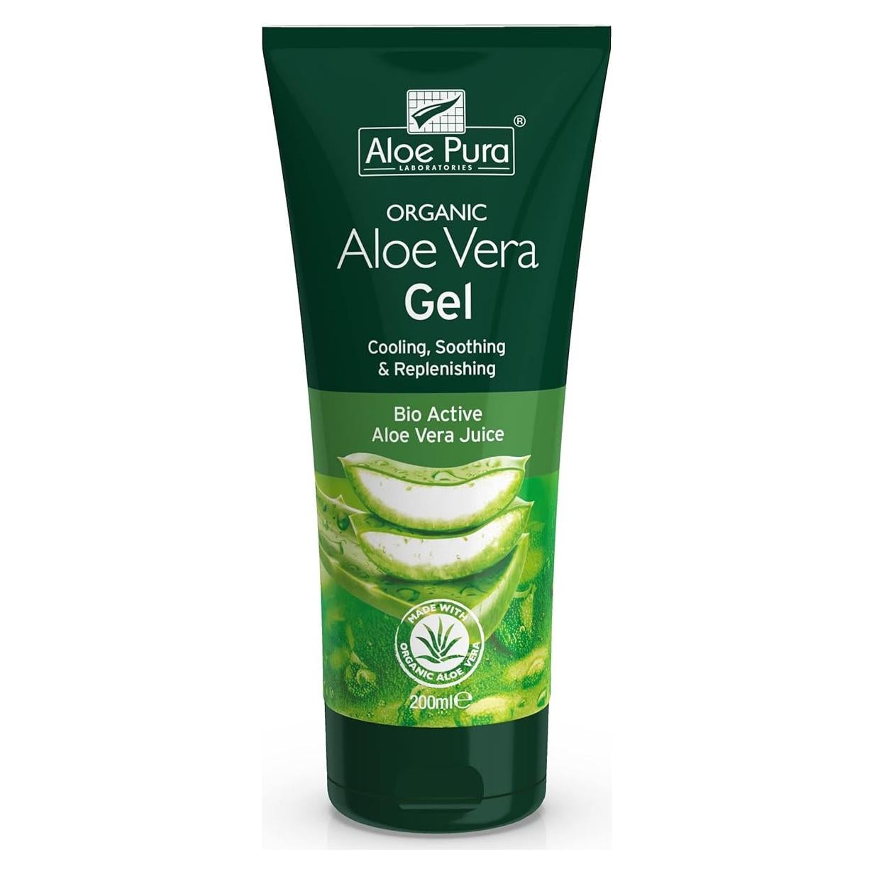 Gel de Aloe Vera Orgánico Aloe Pura 200 ml Hidratante
