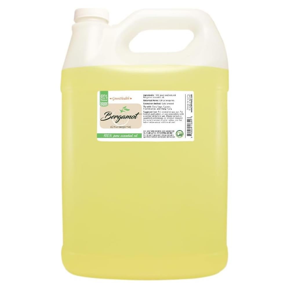 Aceite Esencial de Bergamota 100% Puro 3.785L GreenHealth