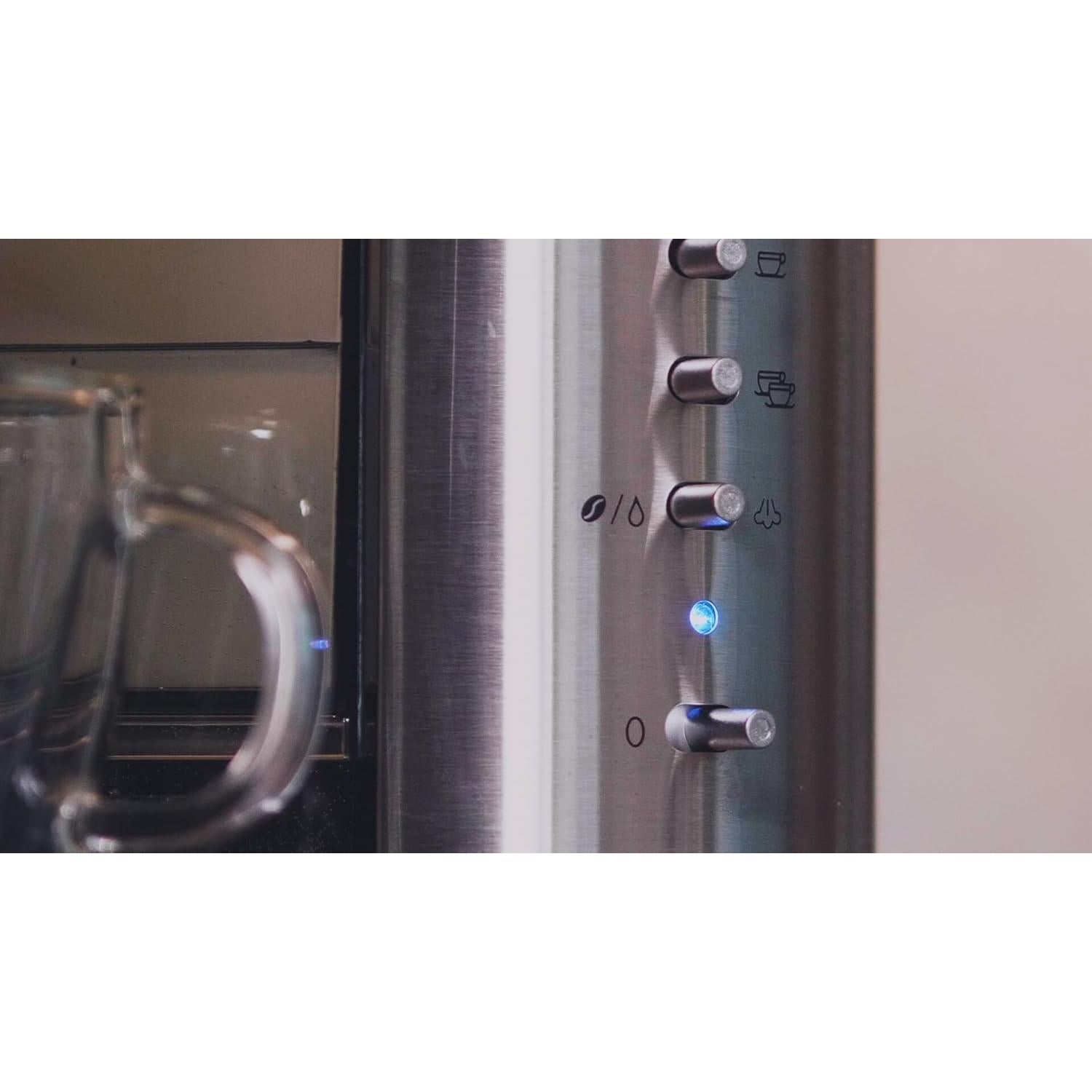 Cafetera Espresso Espressione EM1040 Acero Inoxidable 10 tazas