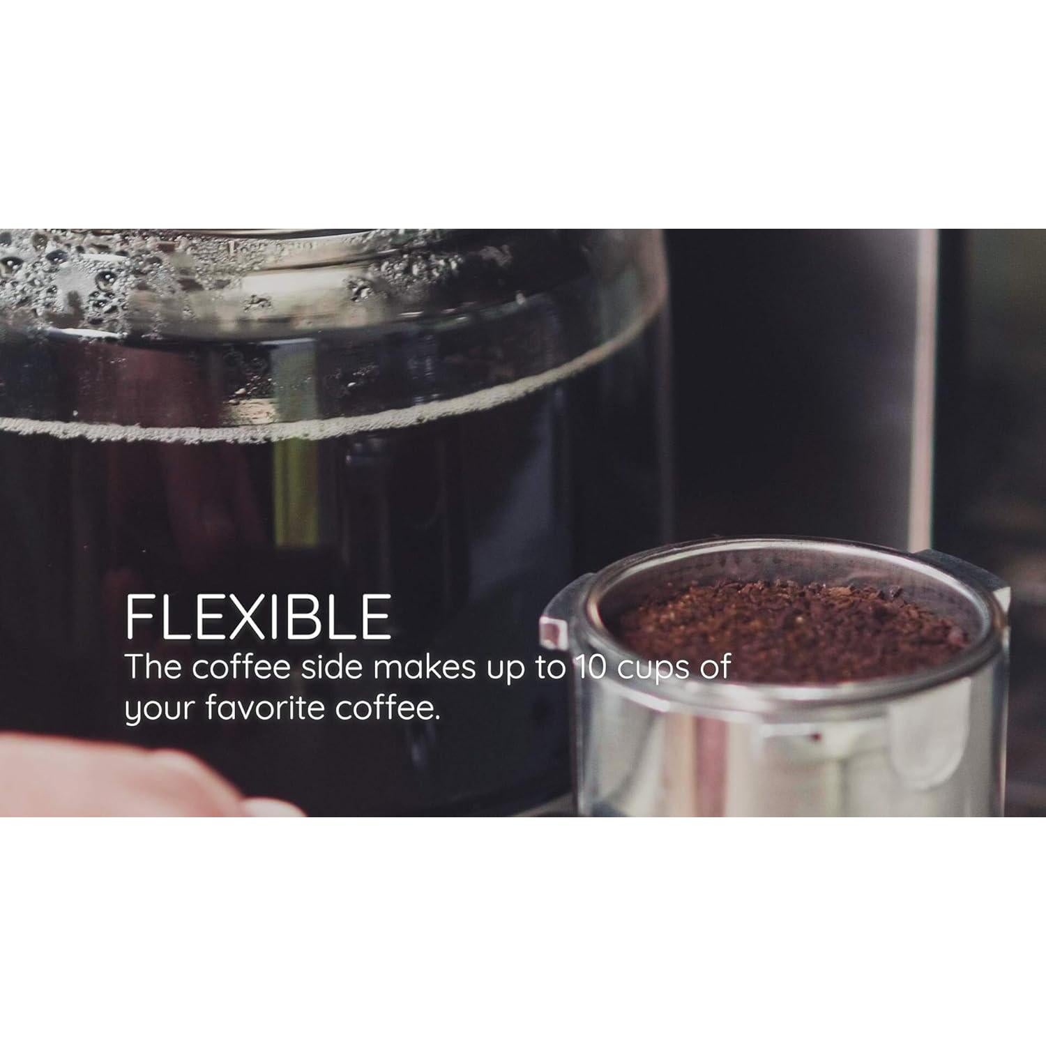 Cafetera Espresso Espressione EM1040 Acero Inoxidable 10 tazas