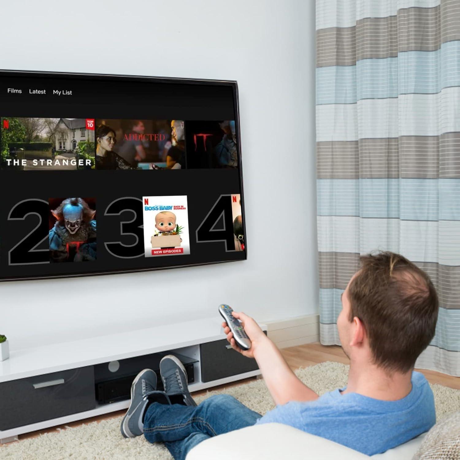 Kit de ocultación de cables para TV Riozoo, blanco, fácil instalación