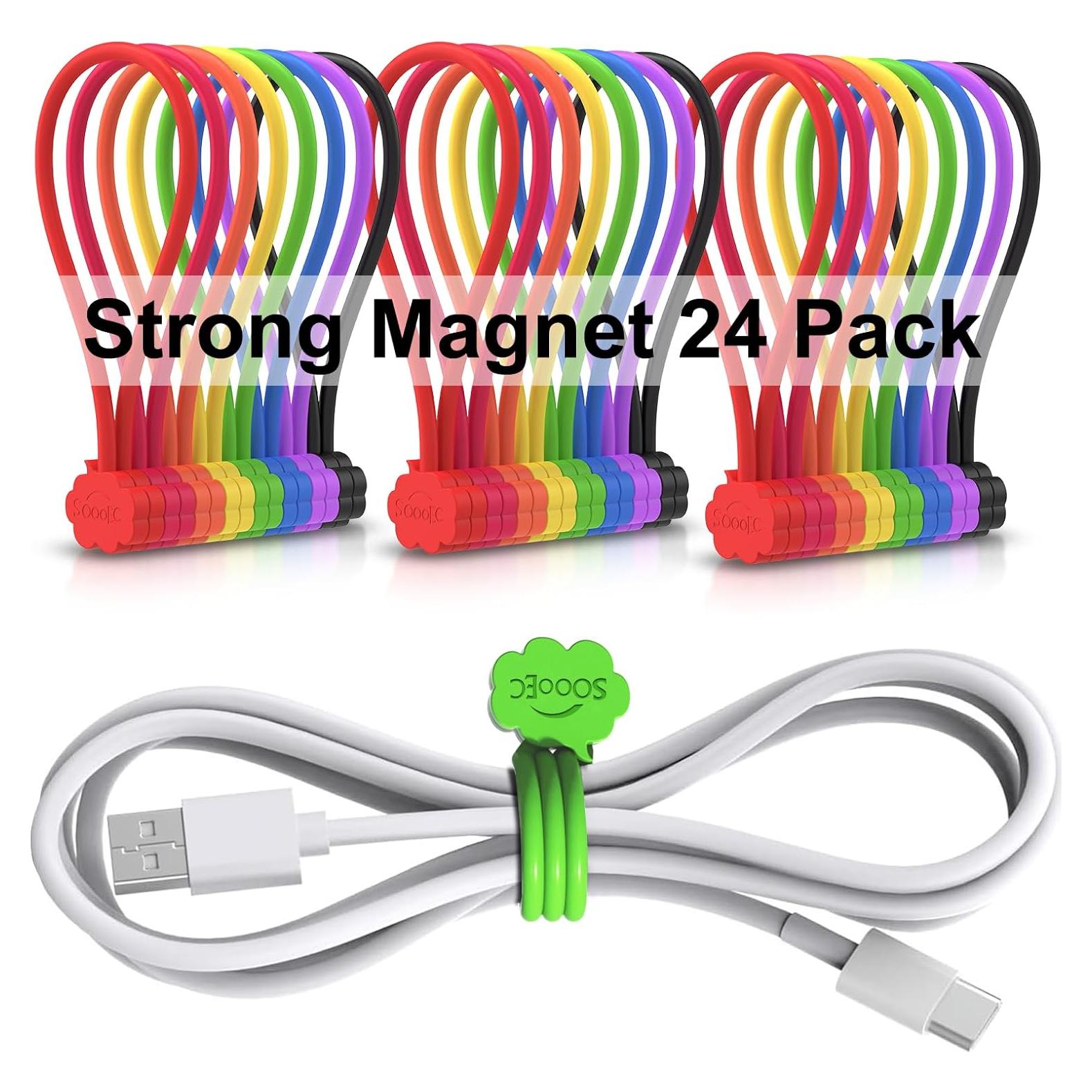 Sujetadores Magnéticos SOOOEC 24 Piezas Diseño Nube 18.29 cm