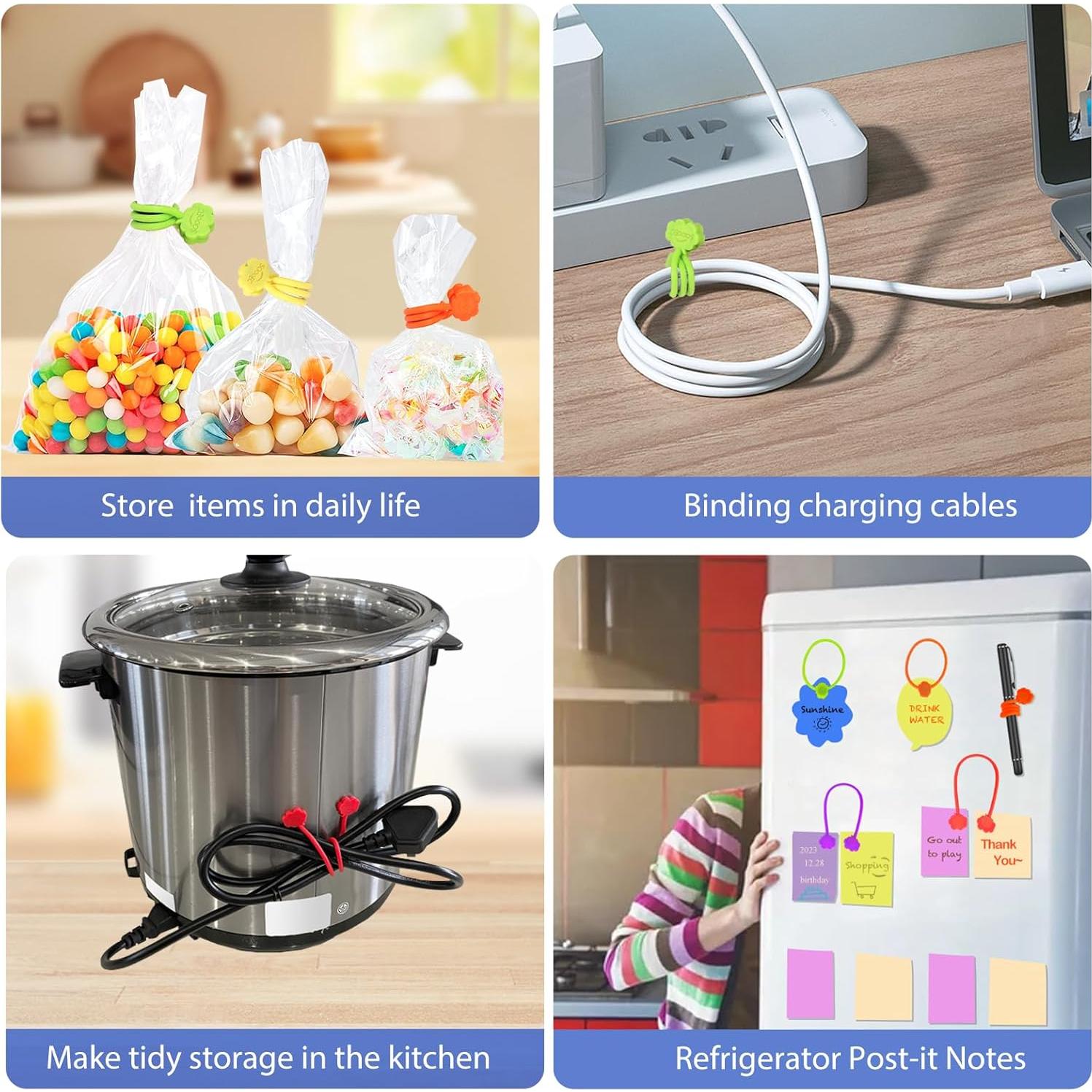 Sujetadores Magnéticos SOOOEC 24 Piezas Diseño Nube 18.29 cm