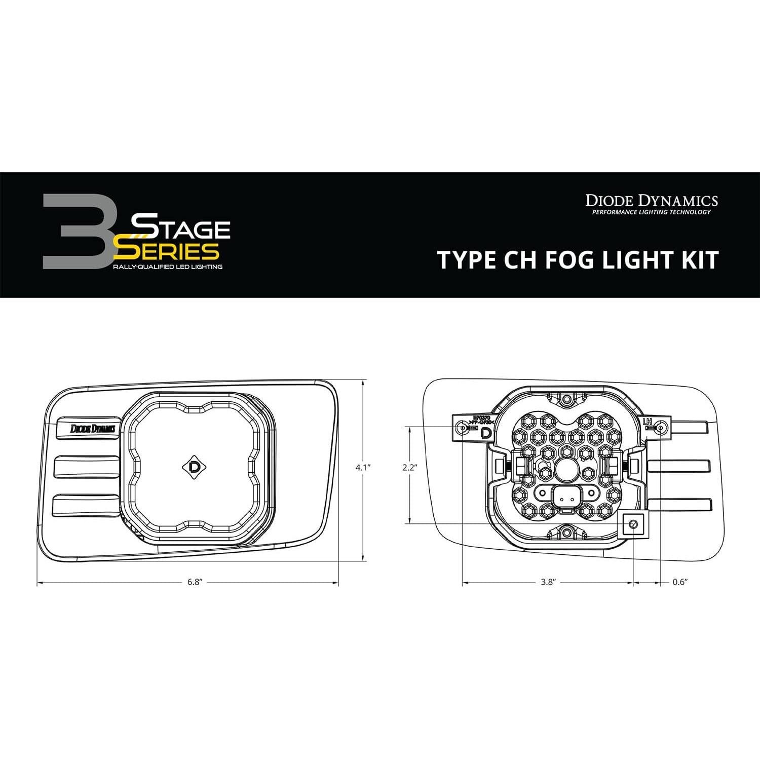 Kit de luces antiniebla LED Diode Dynamics para Chevrolet Tahoe 2015-2020