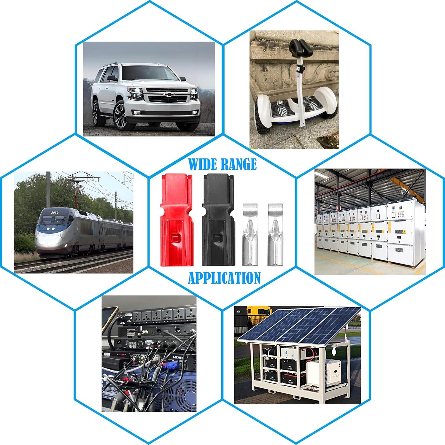 Kit de Conectores de Potencia IEUYO 60 PCS 15-45 Amp AWG10-20