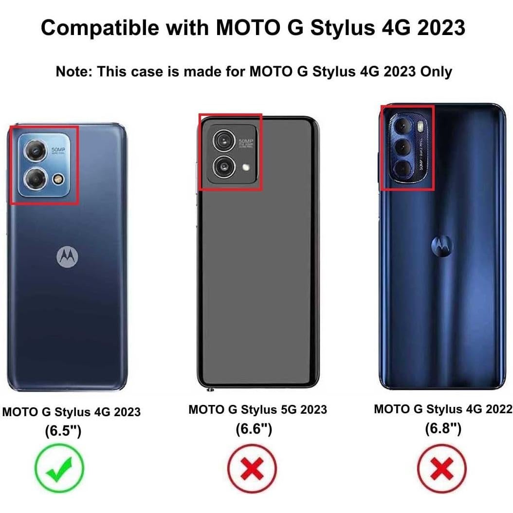 Funda Antichoque TPU para Moto G Stylus 4G 2023 - Mariposa