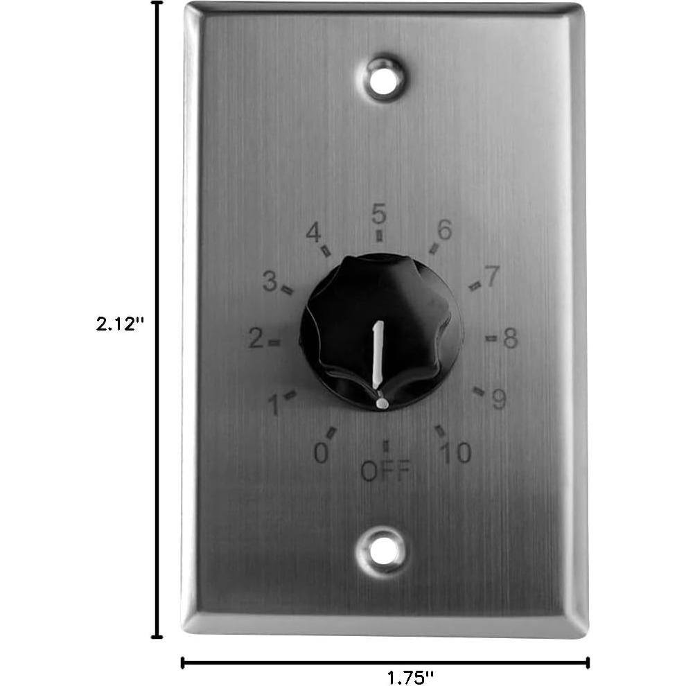 Placa de Control de Volumen Skywalker Acero Inoxidable 10W