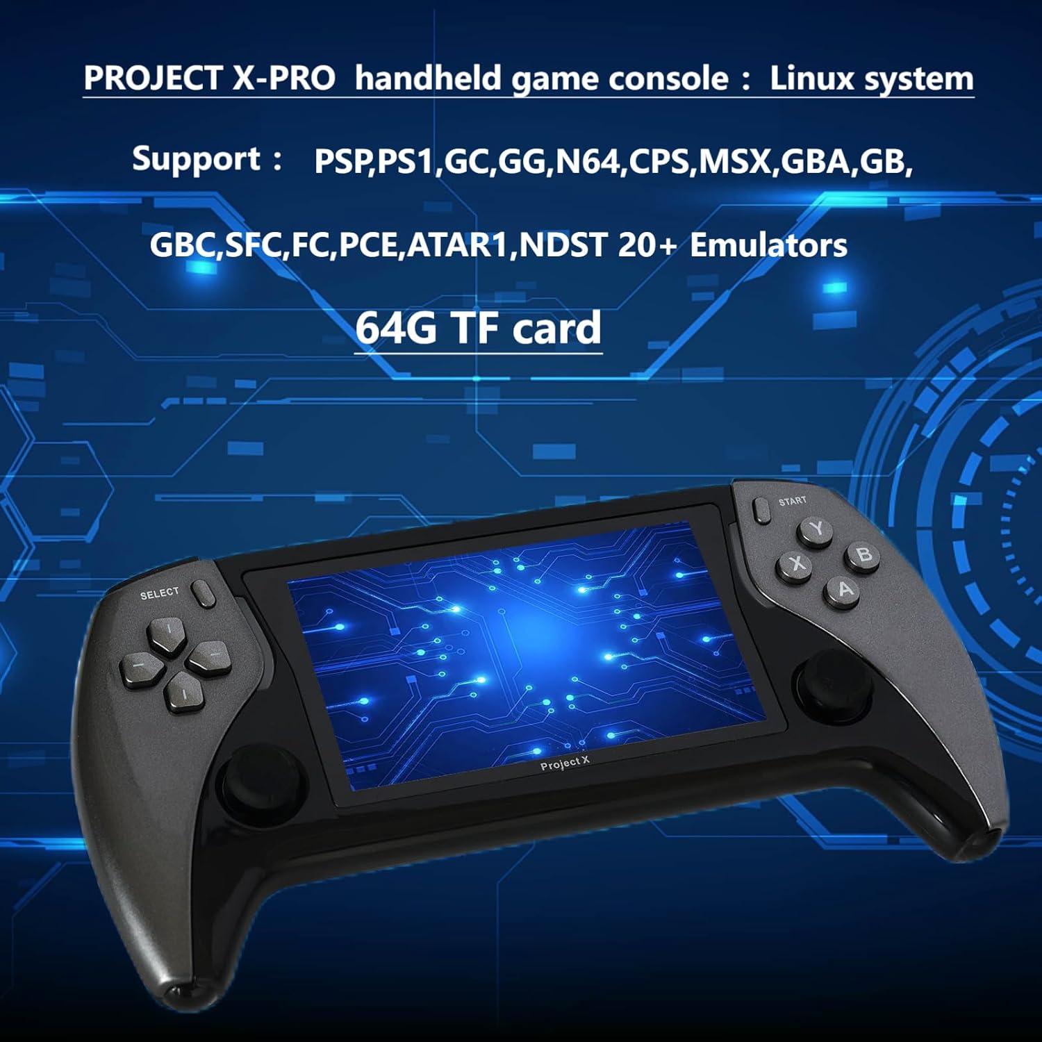 Consola de Juegos Retro Portátil Proyecto X-Pro 3200mAh 15000 Juegos