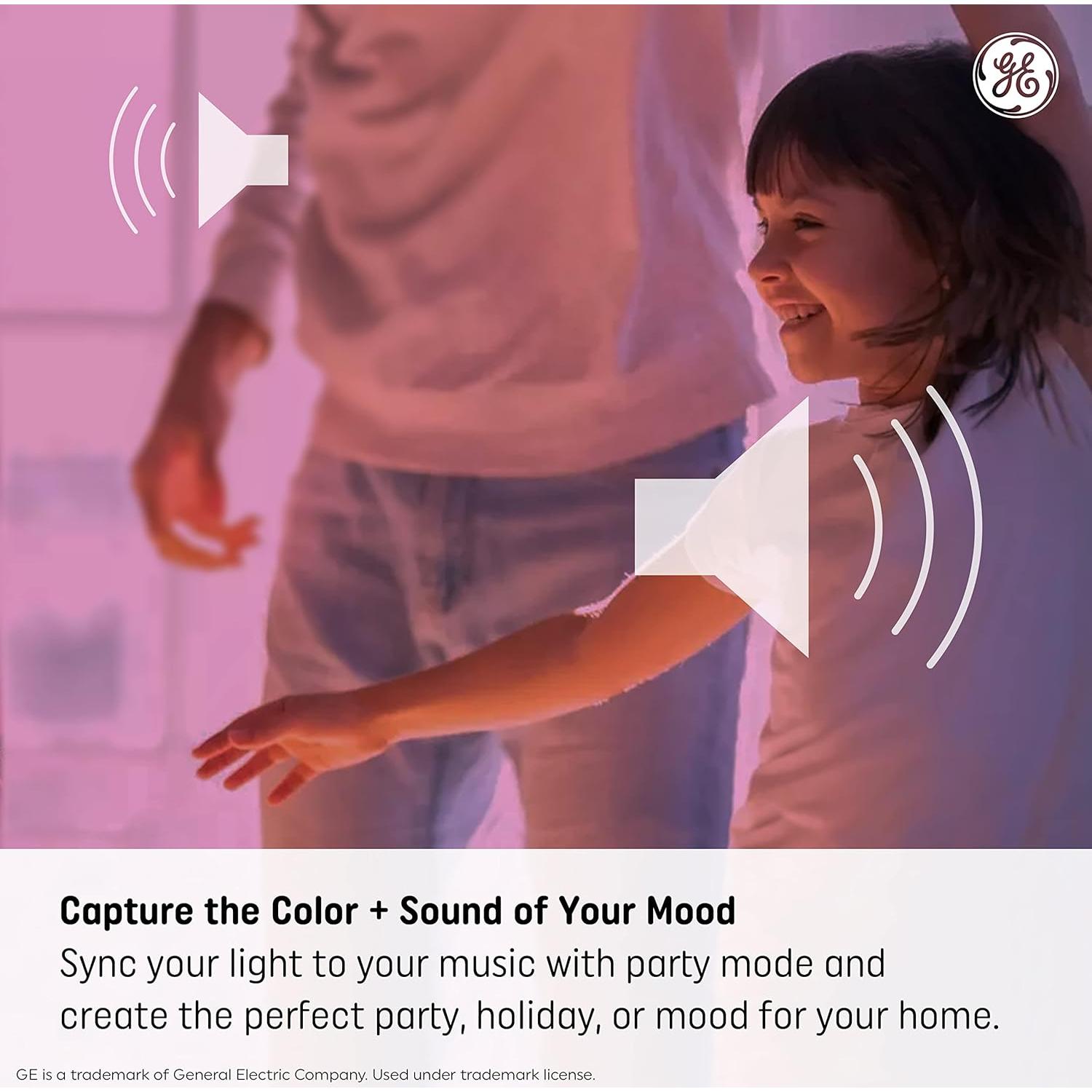 Bombilla LED GE A21 Altavoz Bluetooth 9W Multicolor Control Remoto