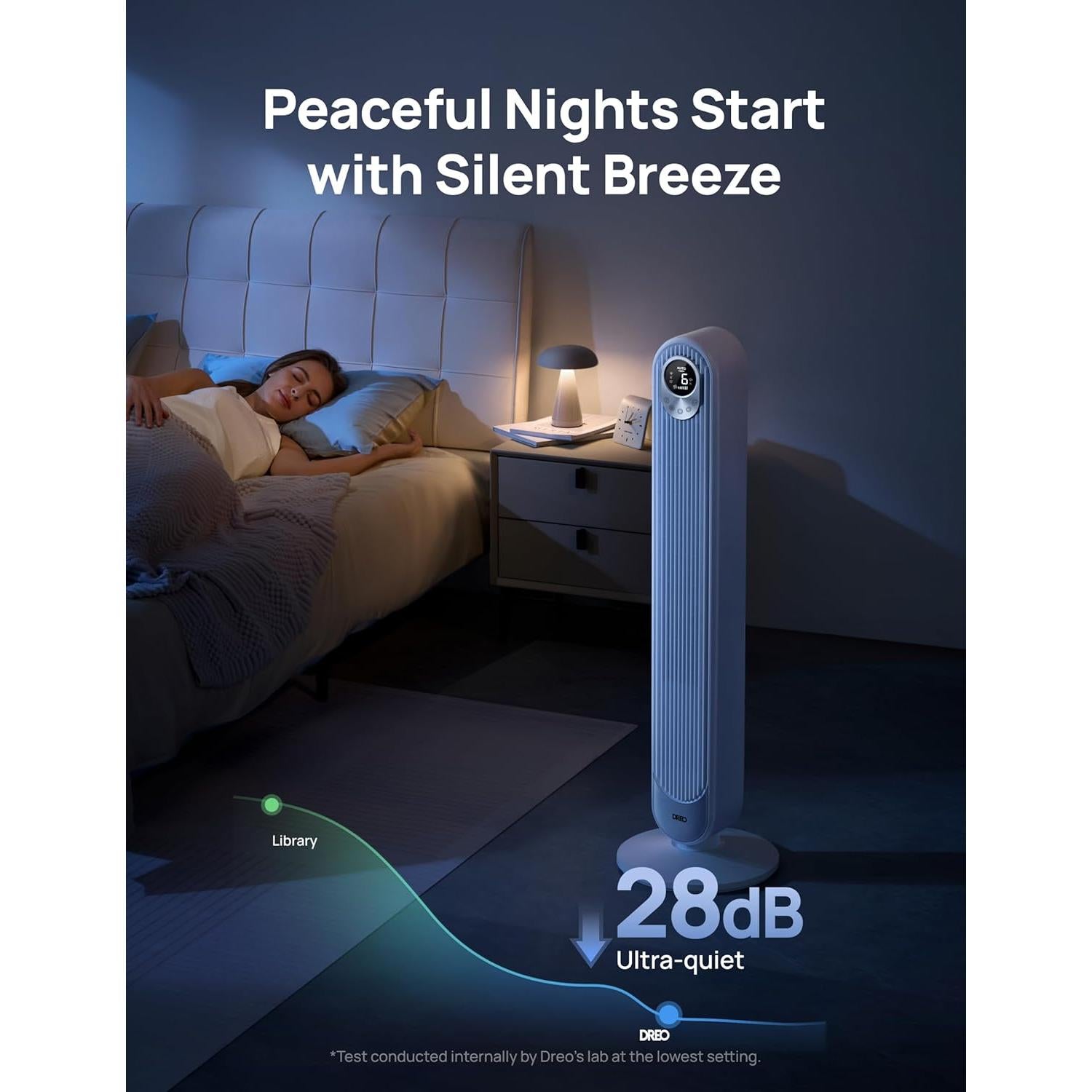 Ventilador de Torre Dreo DR-HTF001 Oscilante 6 Velocidades