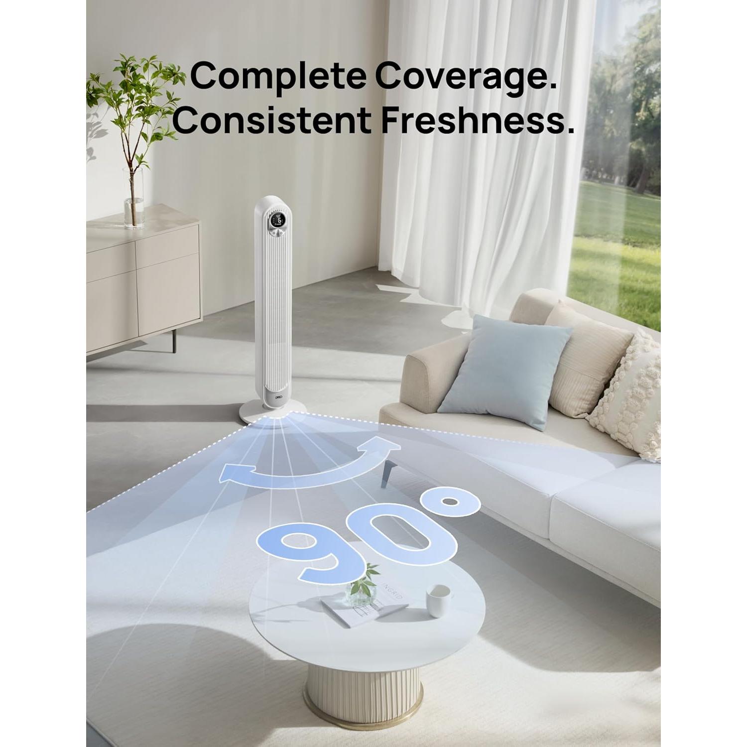 Ventilador de Torre Dreo DR-HTF001 Oscilante 6 Velocidades