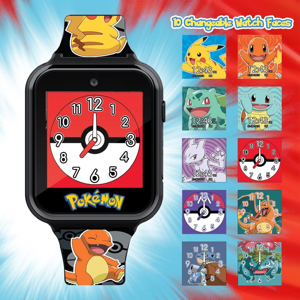 Reloj Inteligente Interactivo Pokémon Pikachu - Niños 10 Funciones