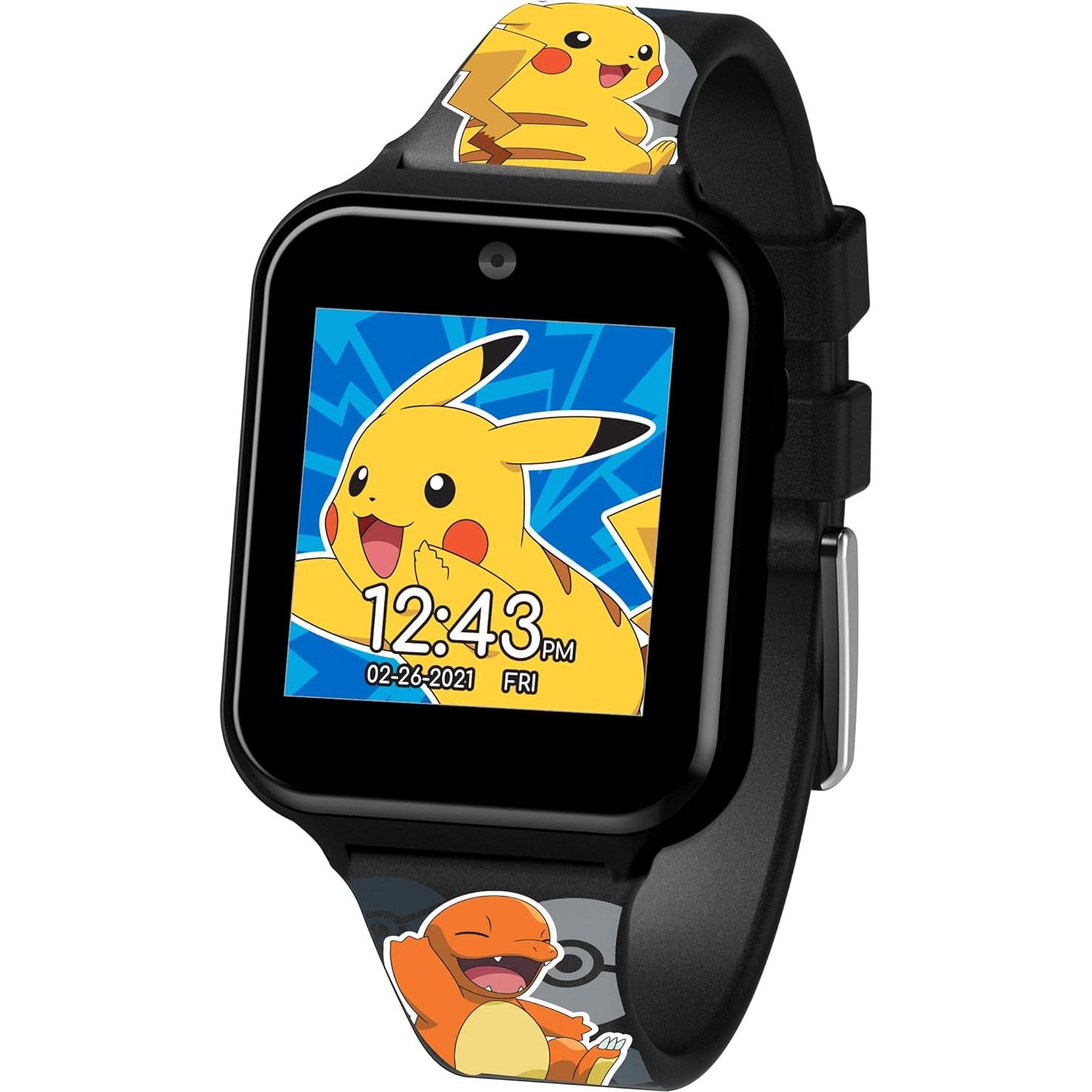Reloj Inteligente Interactivo Pokémon Pikachu - Niños 10 Funciones