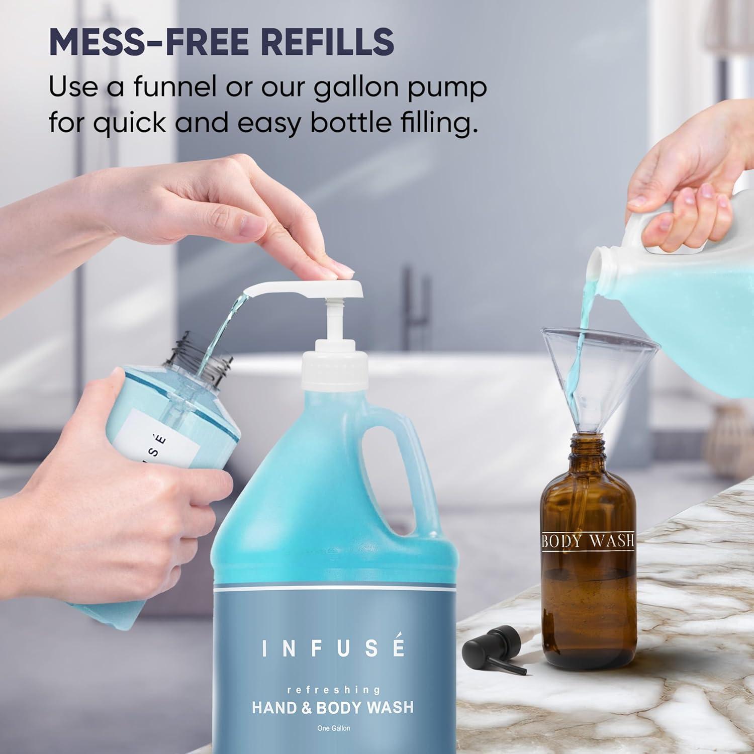 Kit Jabón de Manos y Cuerpo 1-Shoppe 3.78L Té Blanco y Coco