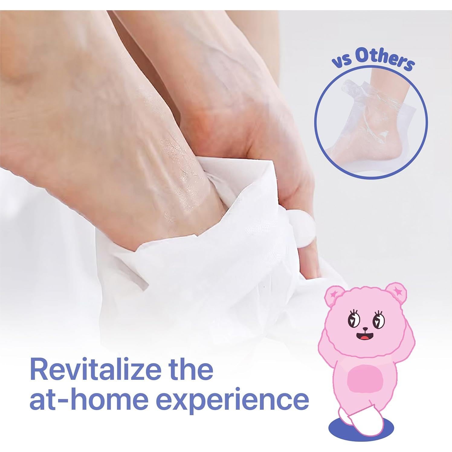 Mascarilla Hidratante para Pies Secos ONSOI 6PK Coco + Cica