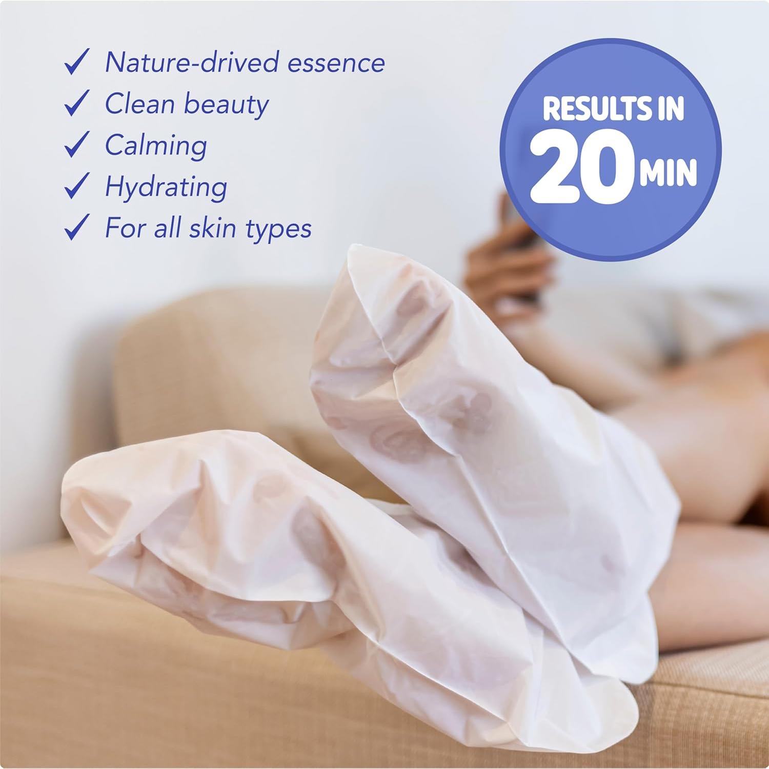 Mascarilla Hidratante para Pies Secos ONSOI 6PK Coco + Cica