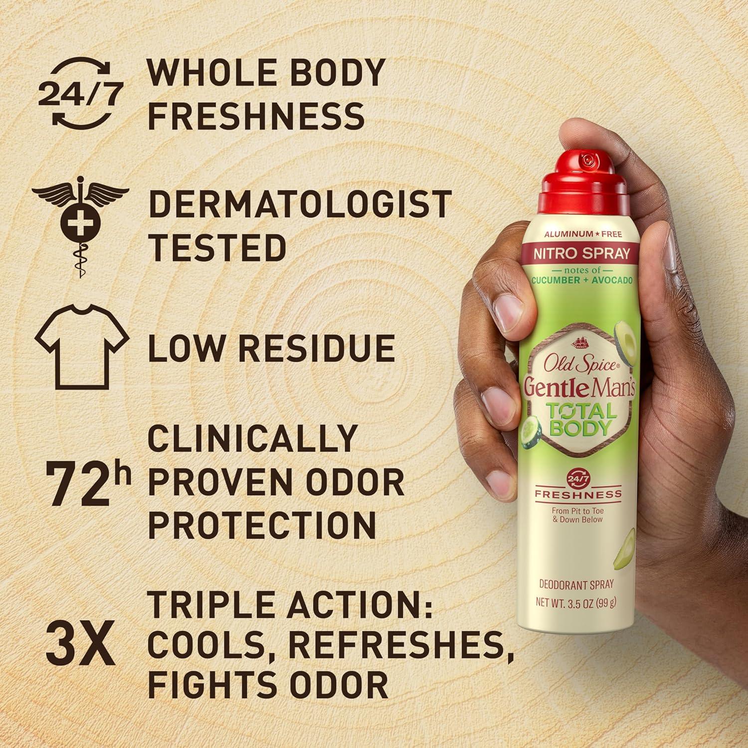 Desodorante en aerosol Old Spice para todo el cuerpo 140 g