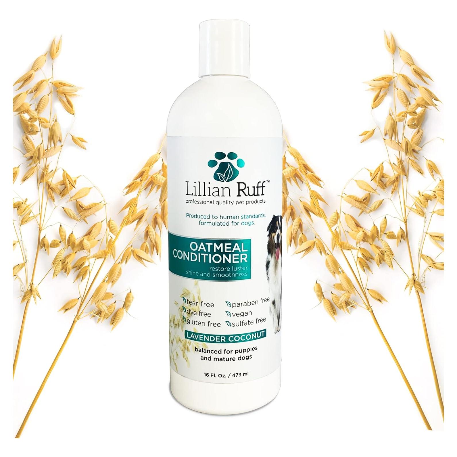 Acondicionador Calmante de Avena Lillian Ruff 0.45 kg para Mascotas