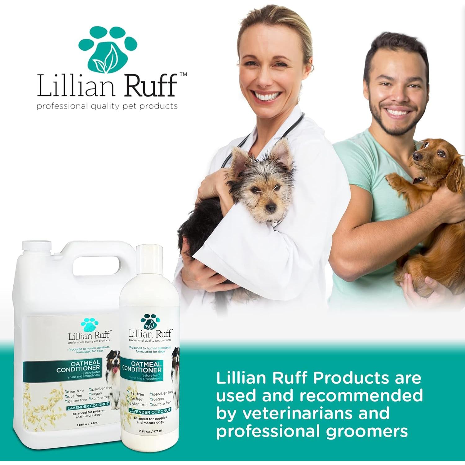 Acondicionador Calmante de Avena Lillian Ruff 0.45 kg para Mascotas