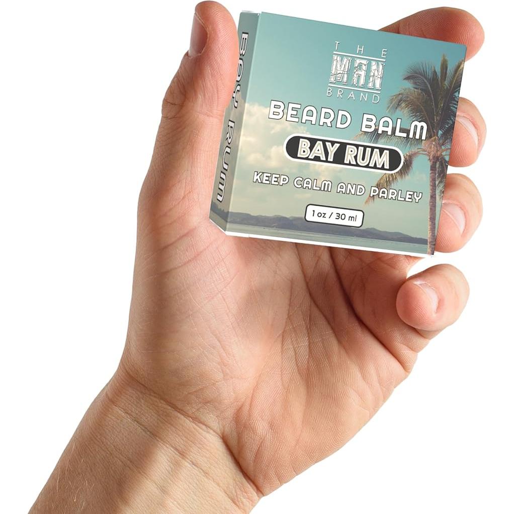 Bálsamo para Barba Bay Rum The Man Brand 28.35 g Cuidado Masculino