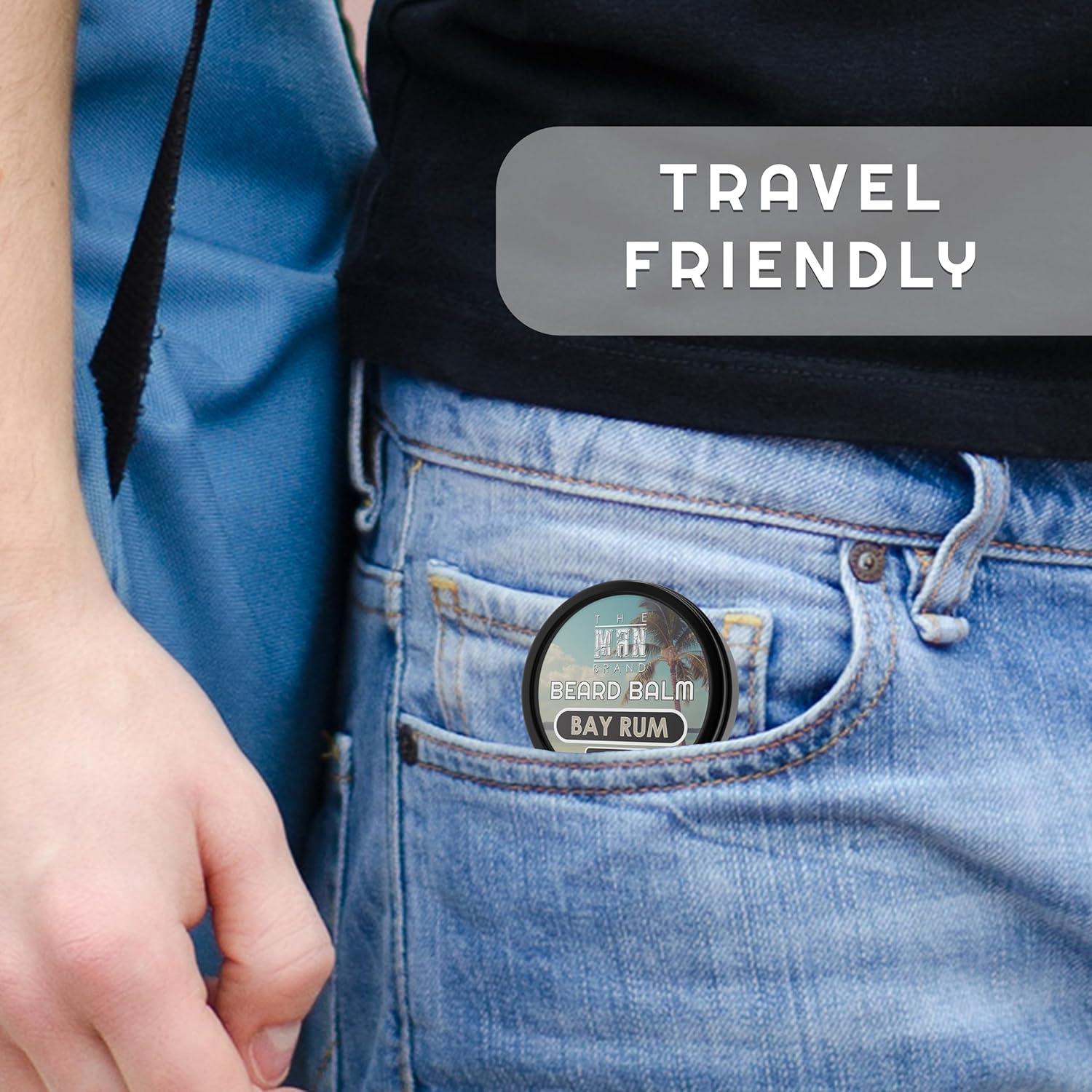 Bálsamo para Barba Bay Rum The Man Brand 28.35 g Cuidado Masculino