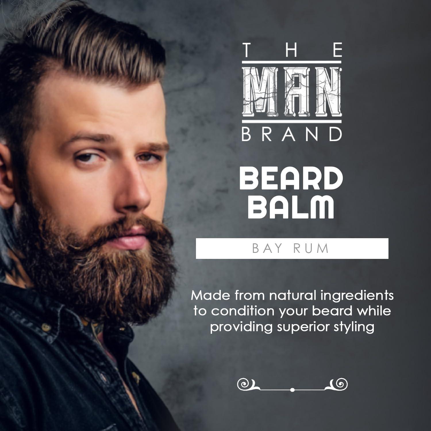 Bálsamo para Barba Bay Rum The Man Brand 28.35 g Cuidado Masculino