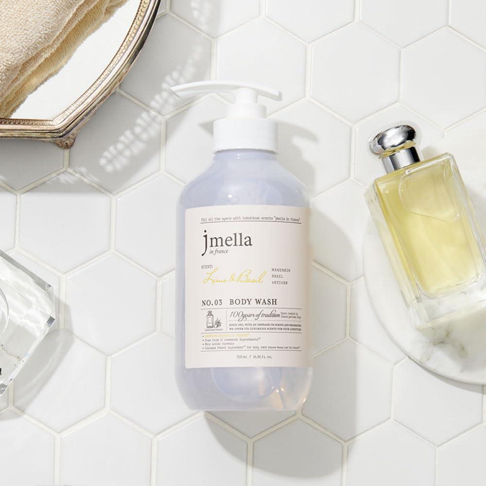 Gel de Ducha jmella Lima y Albahaca 1000 ml - Libre de Parabenos