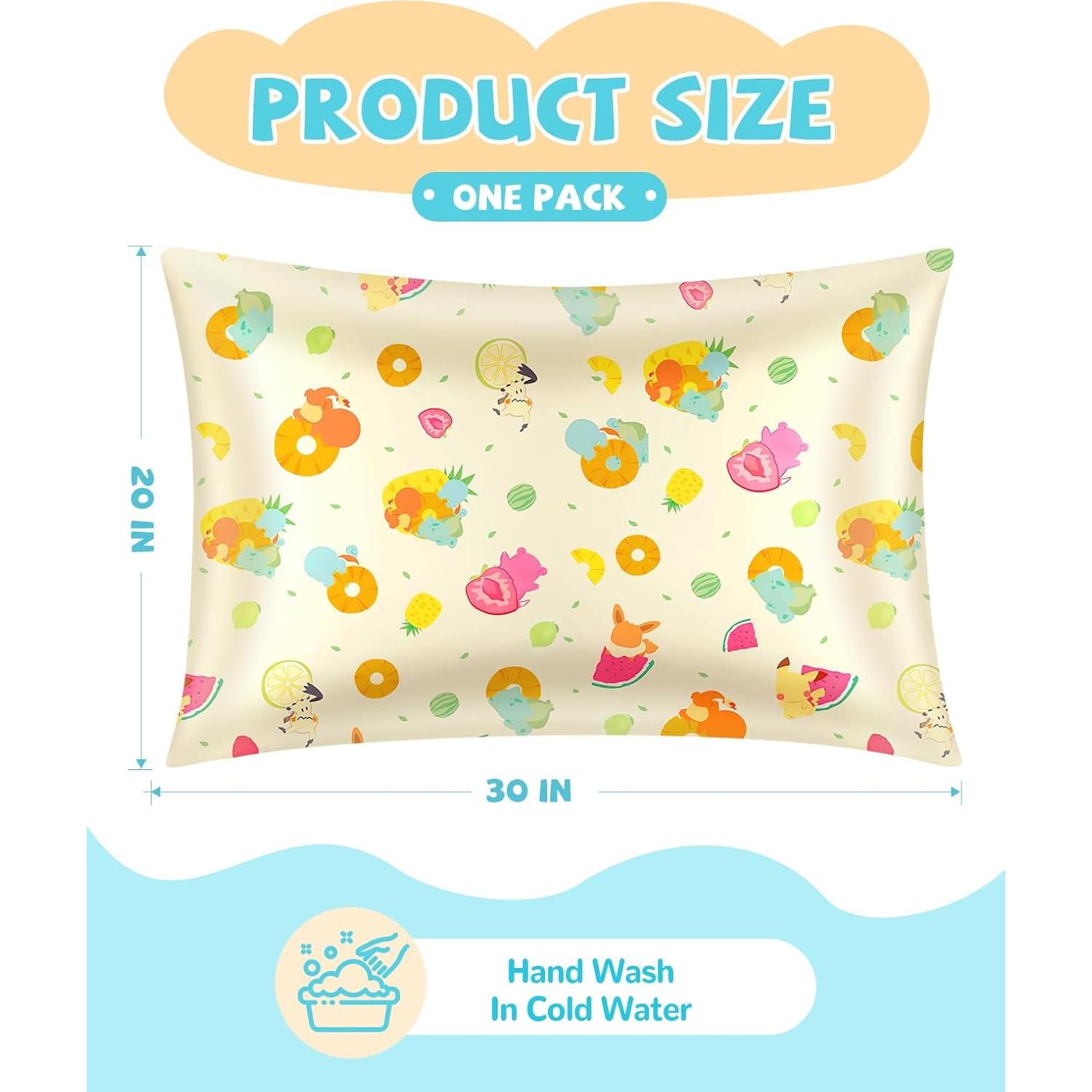 Funda de Almohada de Seda para Niños Miss Adola 50x76 cm Kawaii