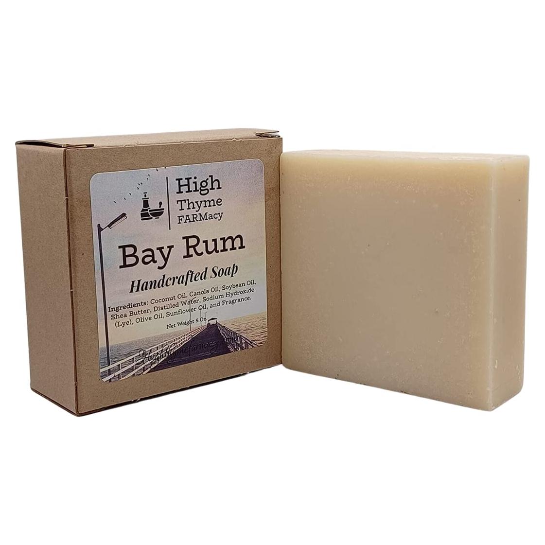 Jabón de Bay Rum High Thyme FARMacy 142g - Vainilla, Clavo, Canela