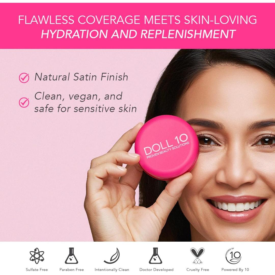 Base Hidratante Doll 10 Peptide Bounce Balm - Color Profundo