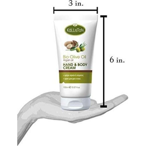 Crema Hidratante Natural Kalliston 148 ml Aceite de Oliva y Argan
