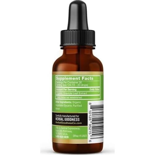Extracto de Graviola 30ml - Herbal Goodness - 15x Potencia