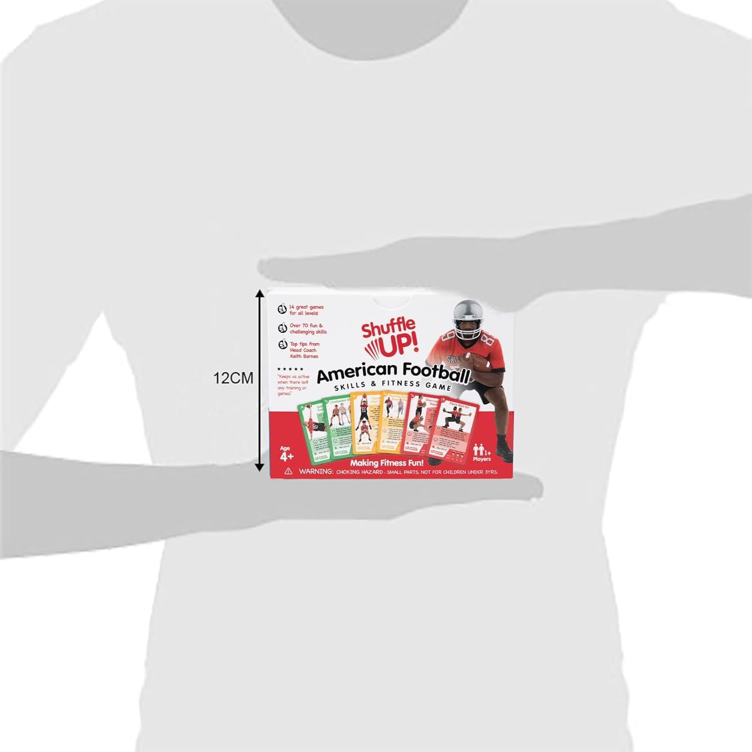 Juego de Cartas de Fútbol Americano Shuffle Up - 72 Tarjetas