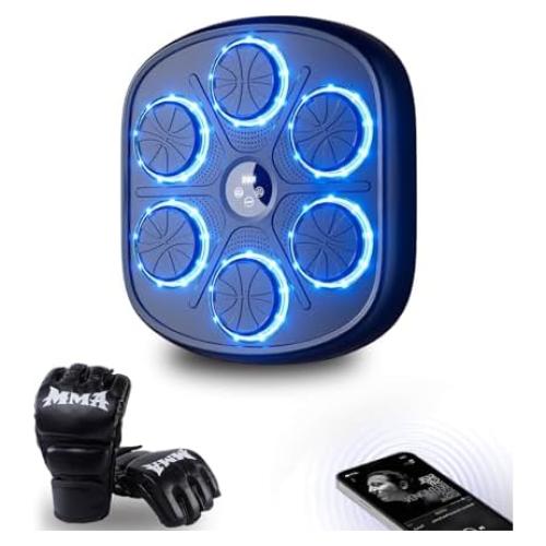 Máquina de Boxeo Musical ROIPXM con Guantes y Bluetooth