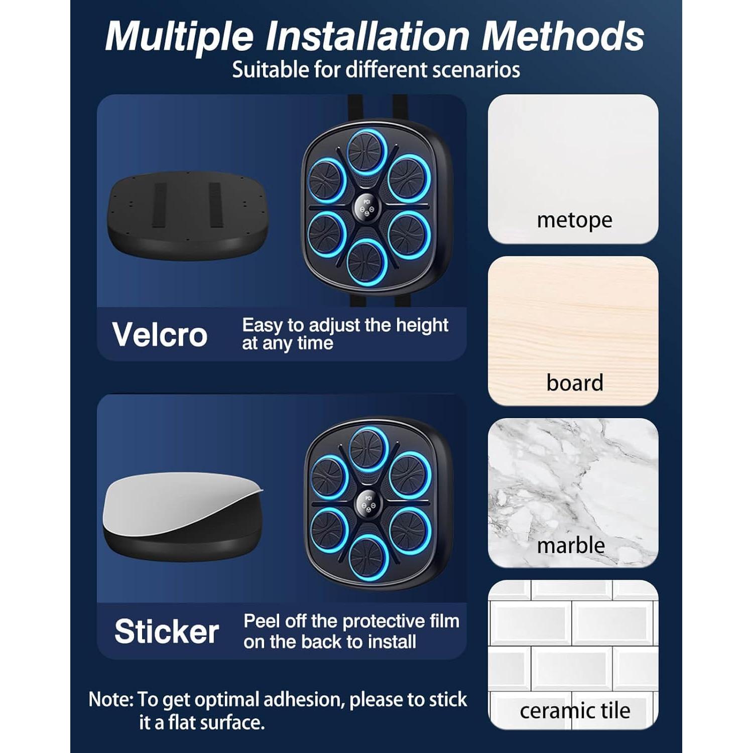 Máquina de Boxeo Musical ROIPXM con Guantes y Bluetooth